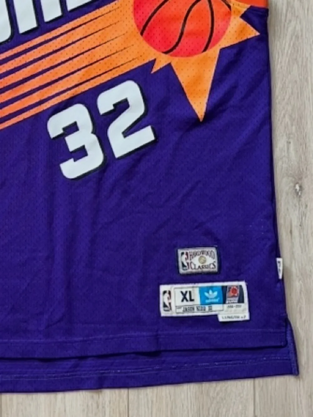 Adidas Phoenix Suns Jason Kidd Throwback Jersey, Sunburst Retro 96 NBA
